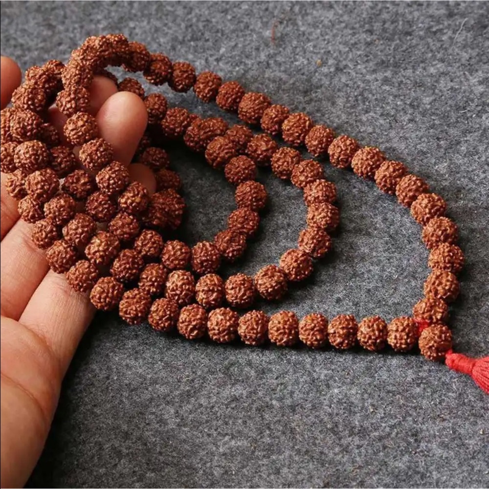 Rudraksha seed meditation prayer bead mala